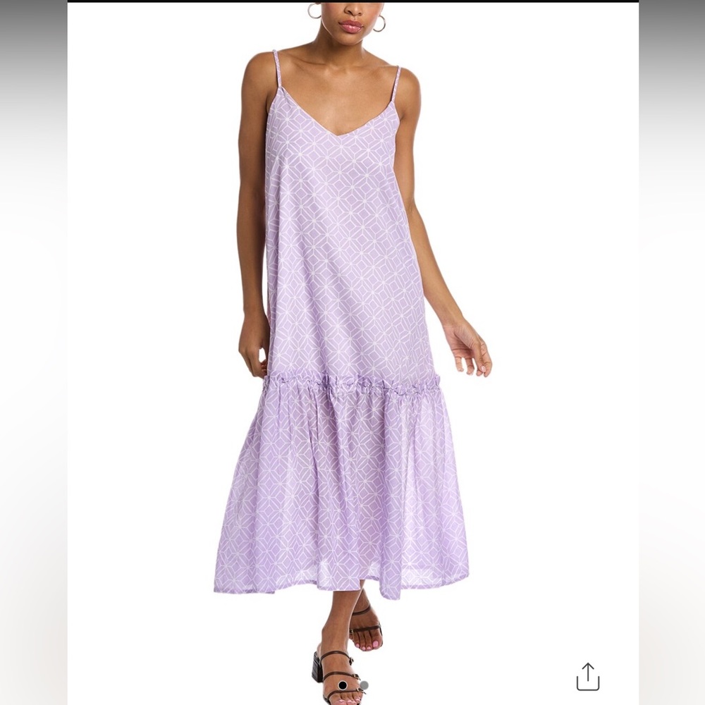 Designer Soft Lilac Cotton Jules Dress, $398 Value